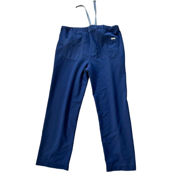 FIGS Navy SCRUB Drawstring 4 Pocket Pants size Mens Small - Picture 1 of 6
